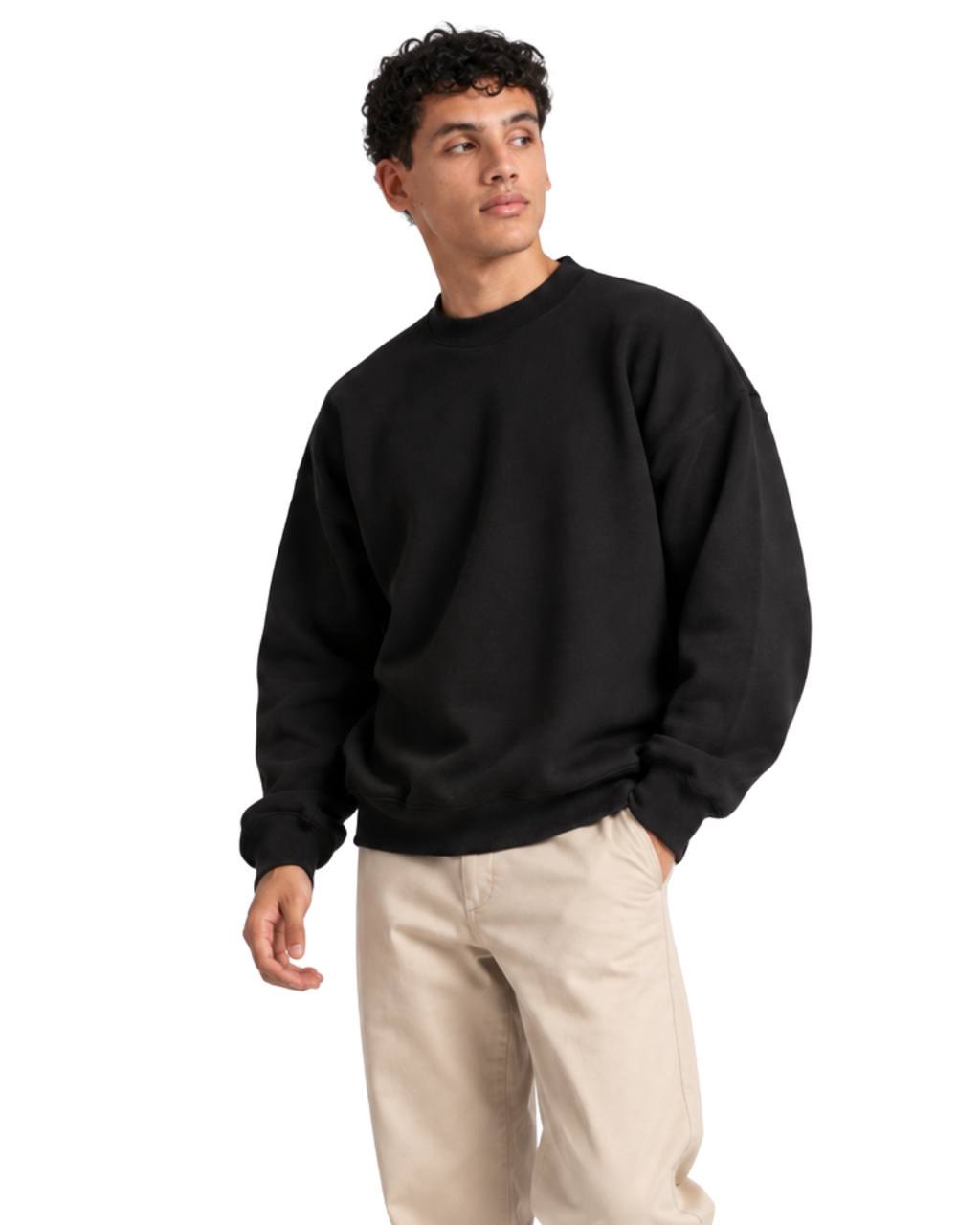 Drop Shoulder Crewneck