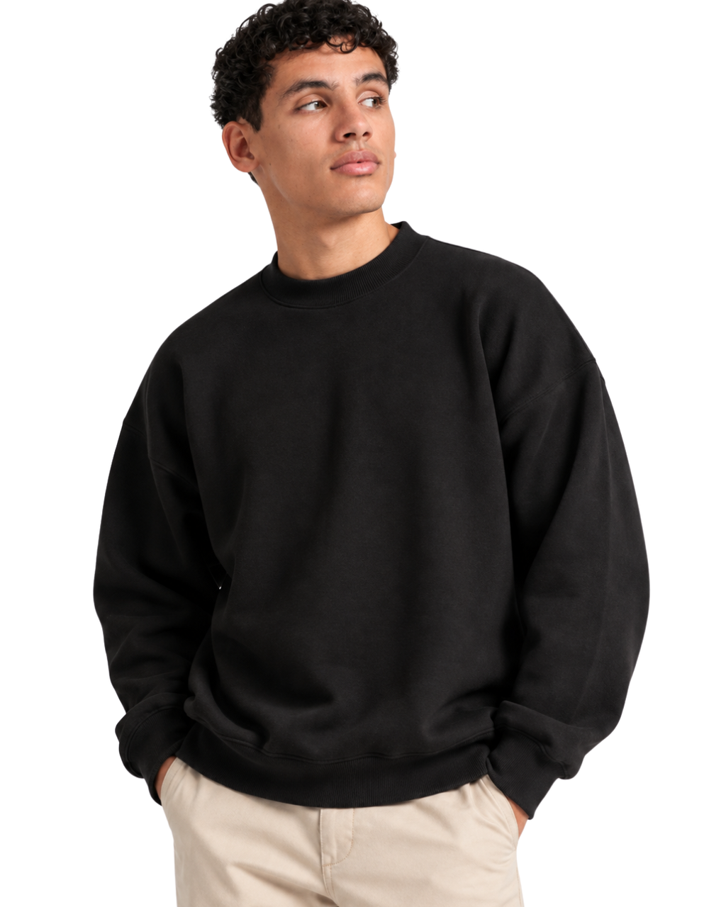 Drop Shoulder Crewneck