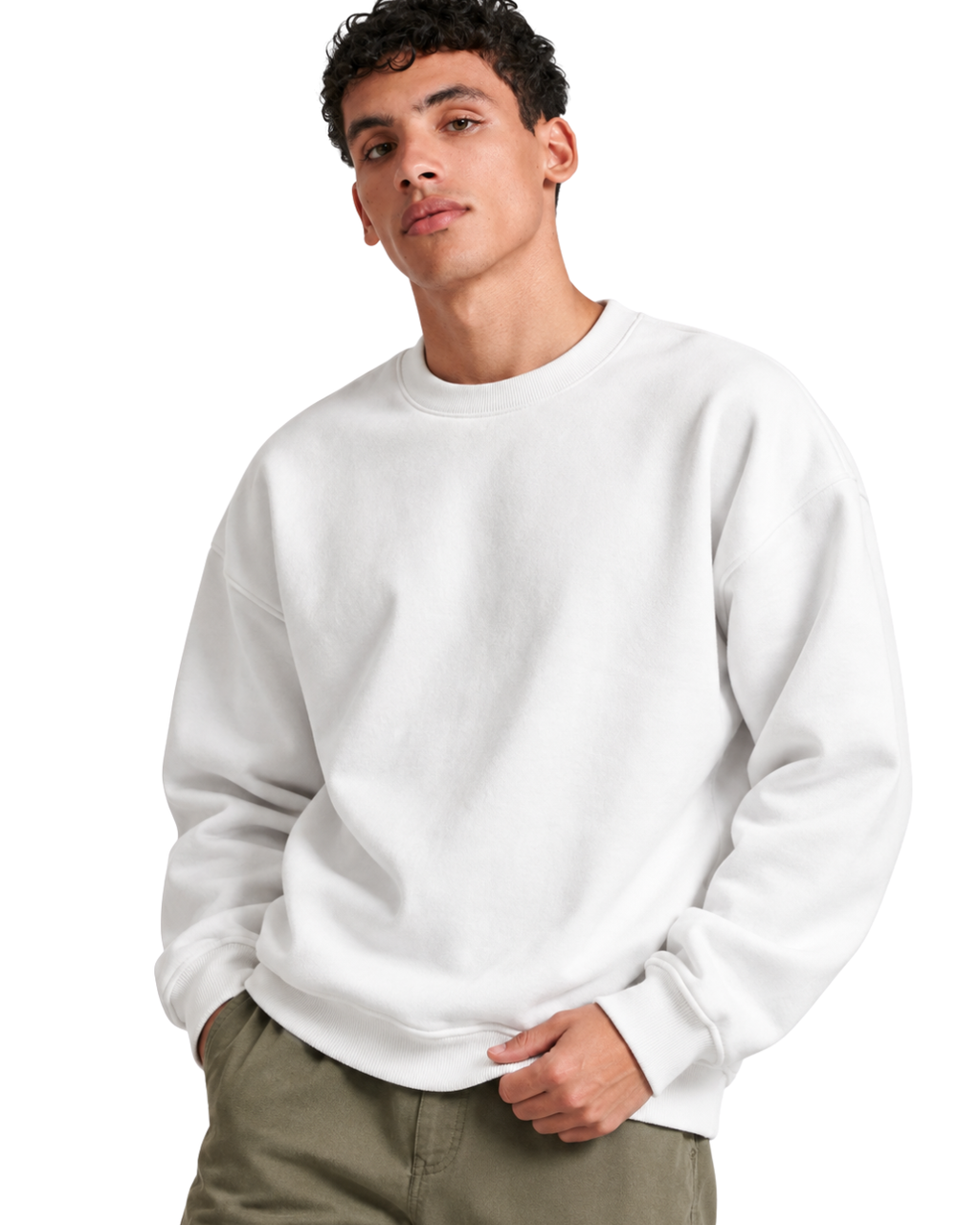 Drop Shoulder Crewneck