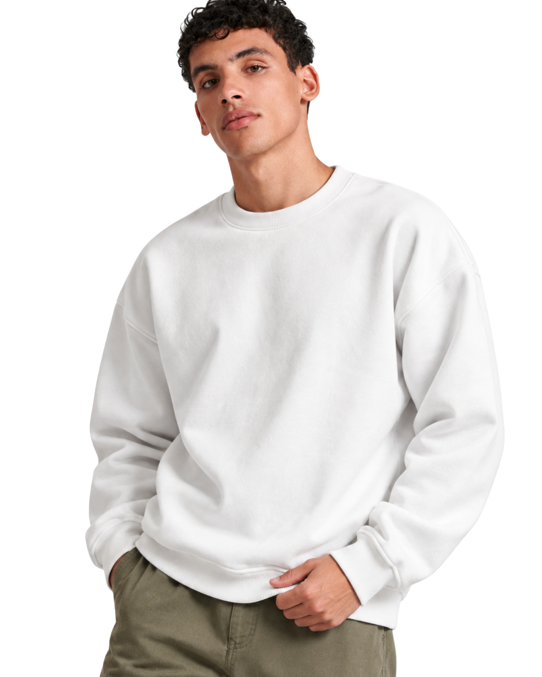 Drop Shoulder Crewneck