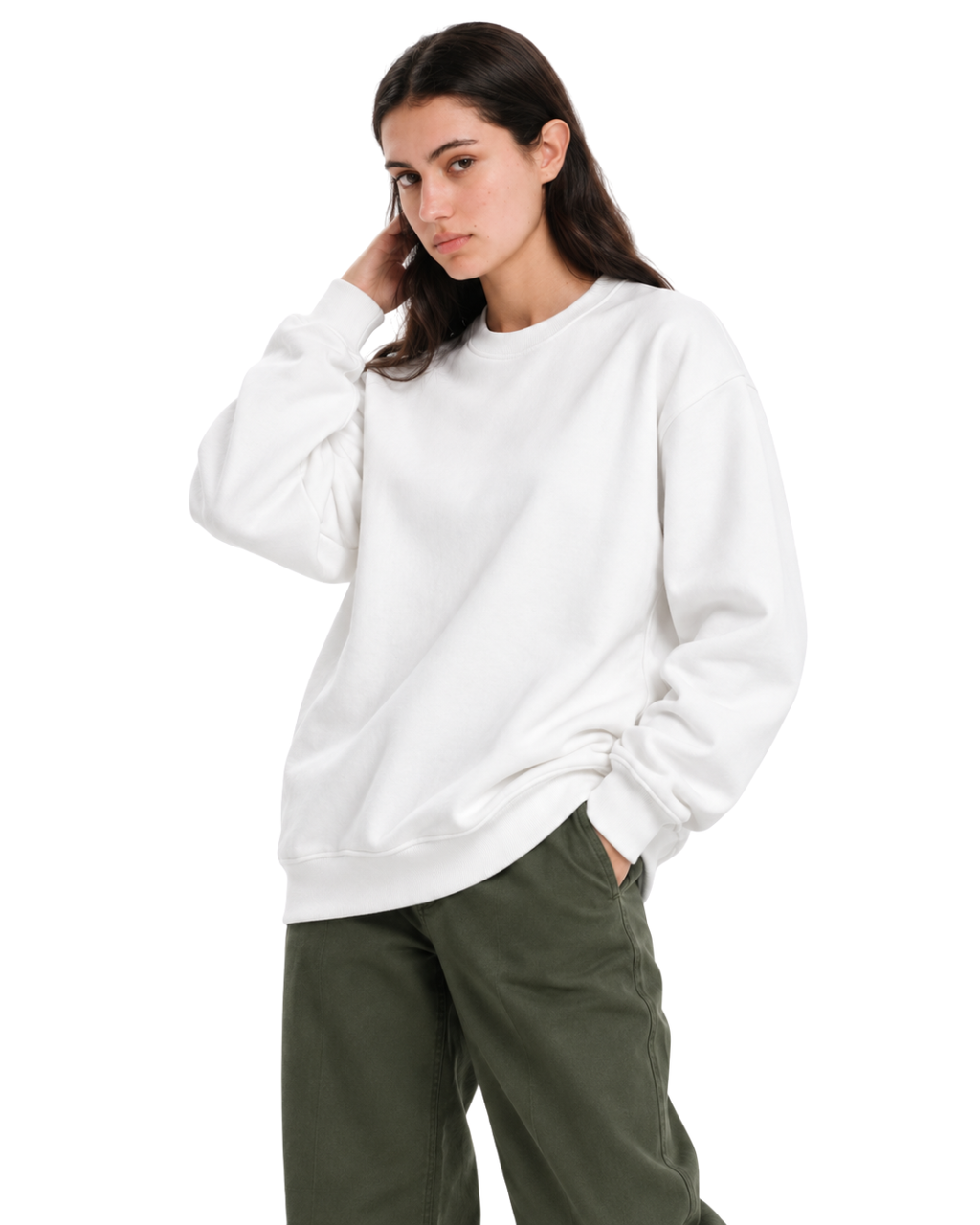 Drop Shoulder Crewneck