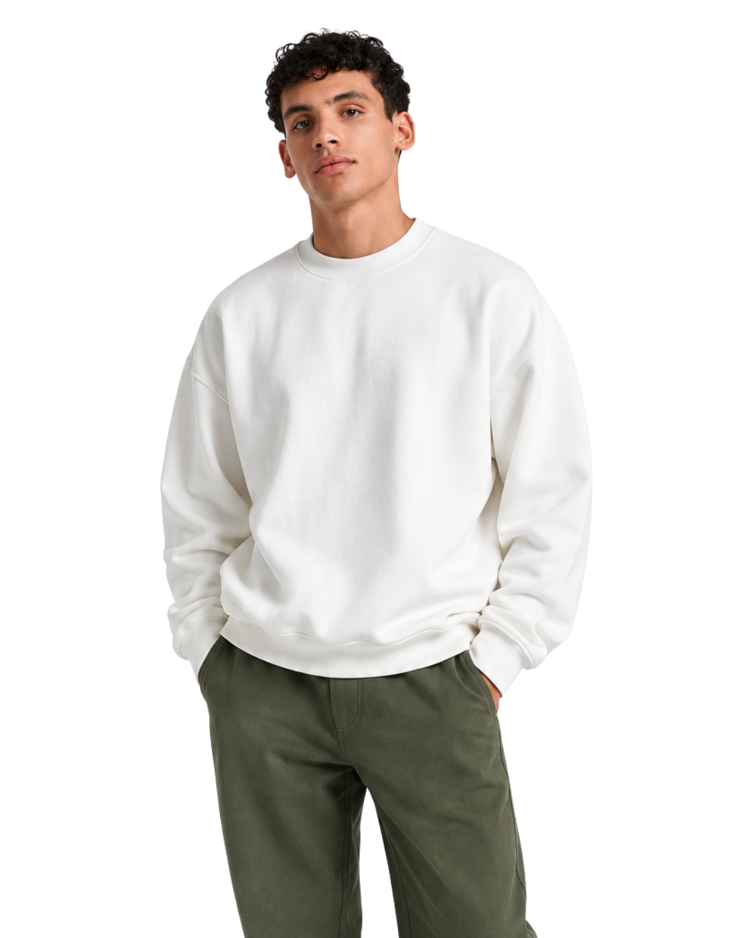 Drop Shoulder Crewneck