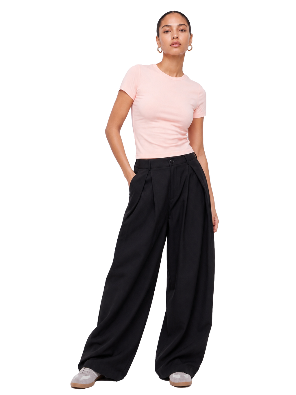 Dual-Layer Short Sleeve Top