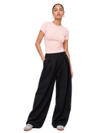 Dual-Layer Short Sleeve Top