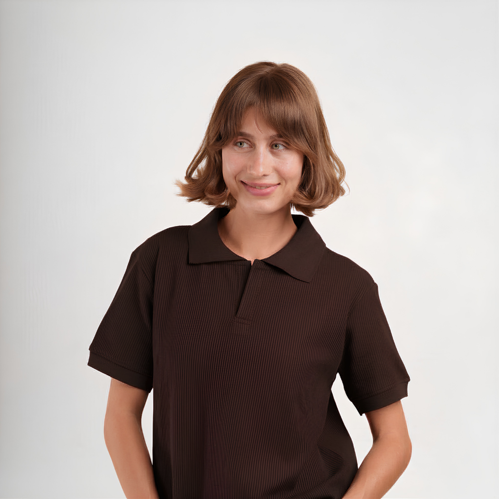 Knit Polo Tee