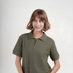 Knit Polo Tee