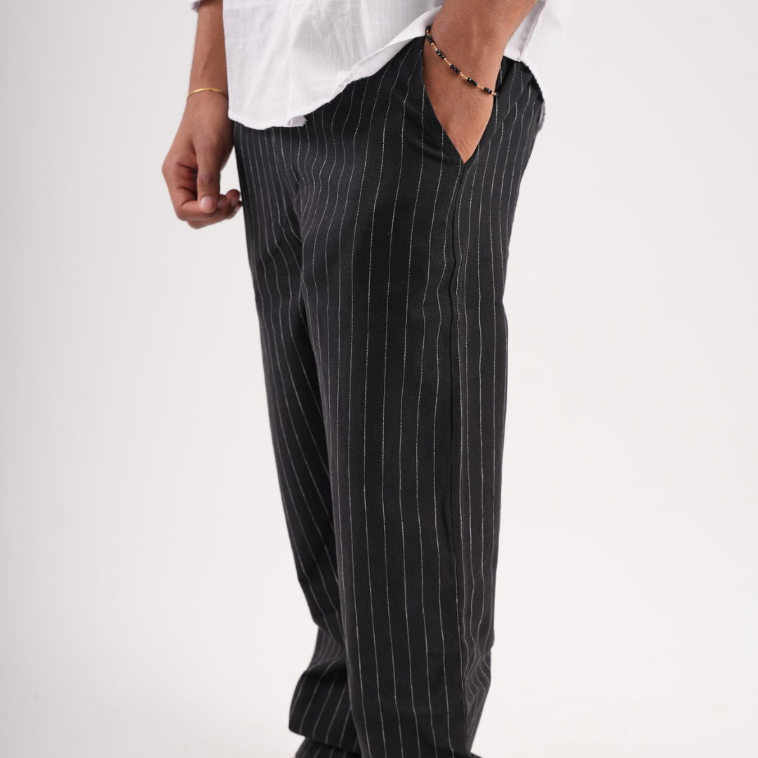 Pinstriped Pants
