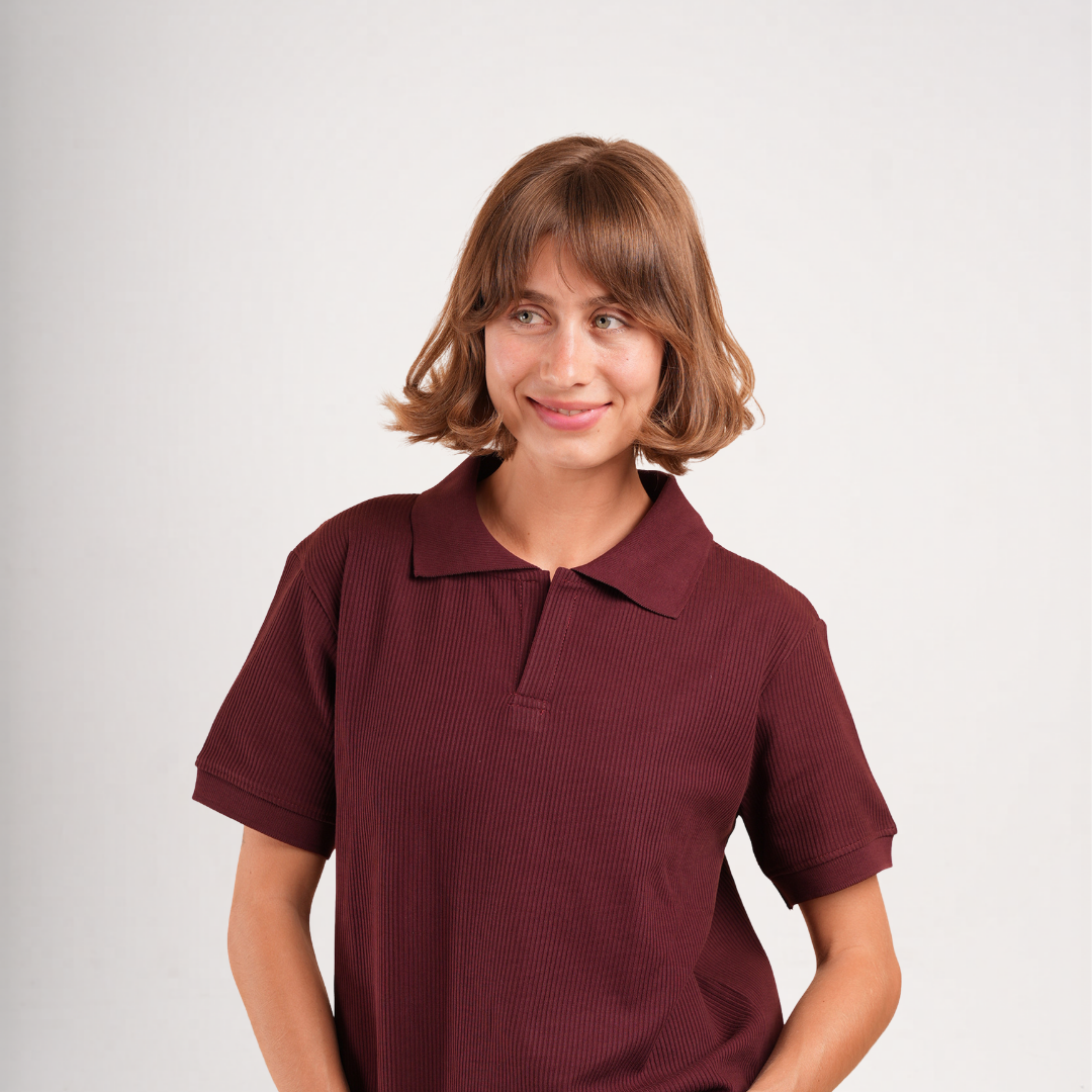 Knit Polo Tee