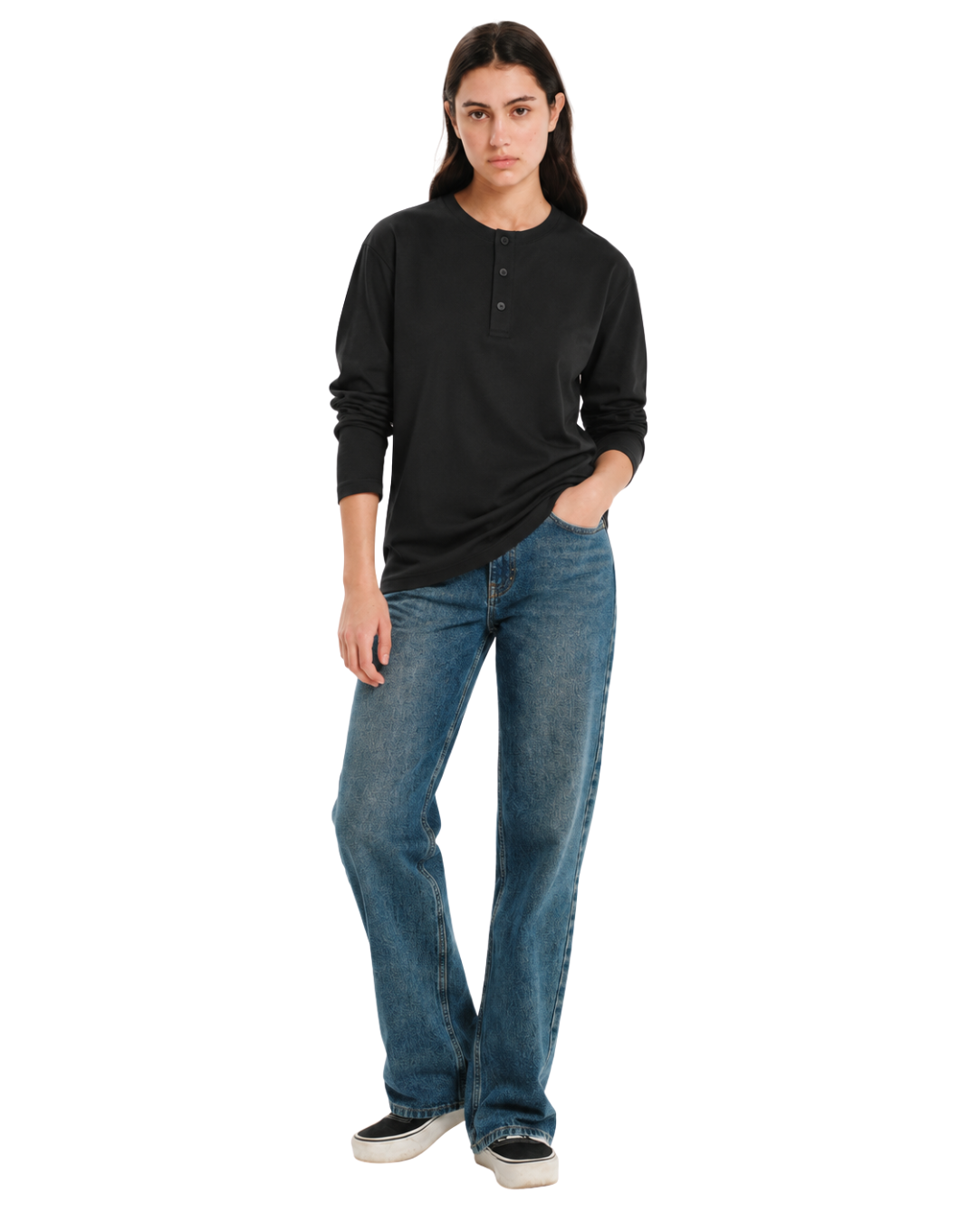 Henley Long Sleeve Tee