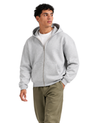 Drop Shoulder Zip-Up