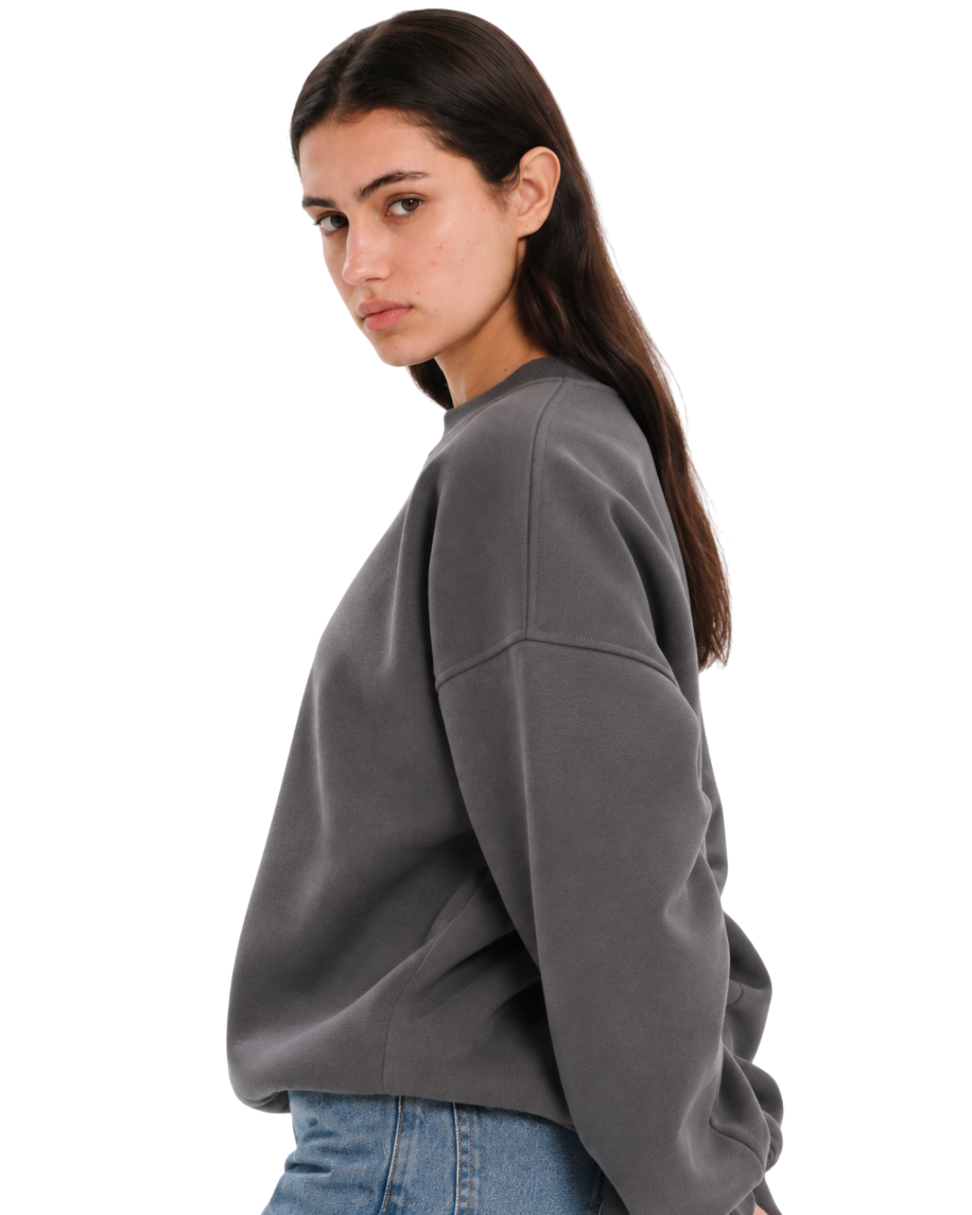Drop Shoulder Crewneck