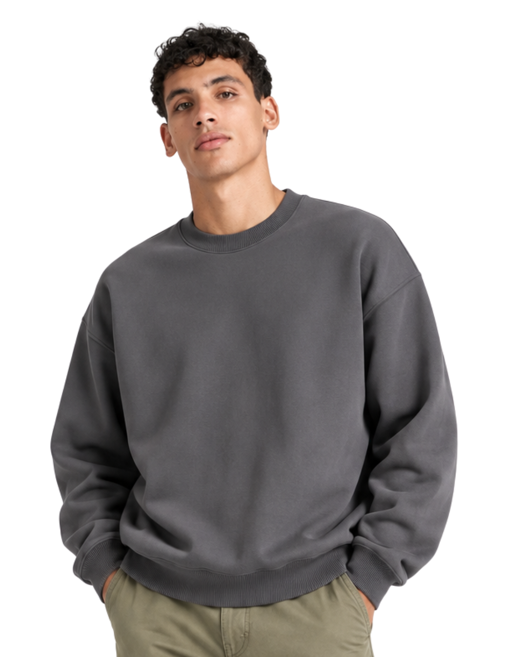 Drop Shoulder Crewneck