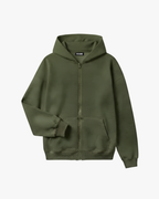 Drop Shoulder Zip-Up