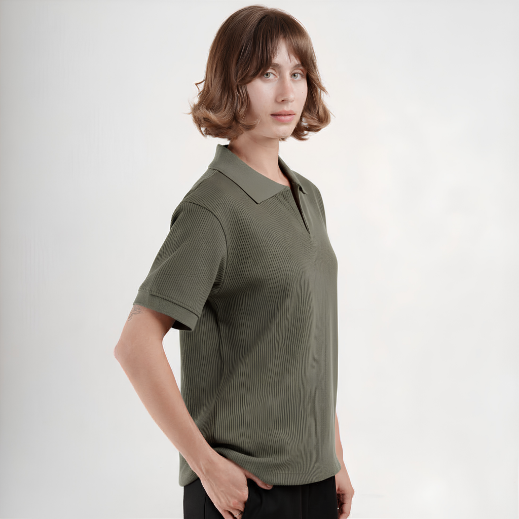 Knit Polo Tee