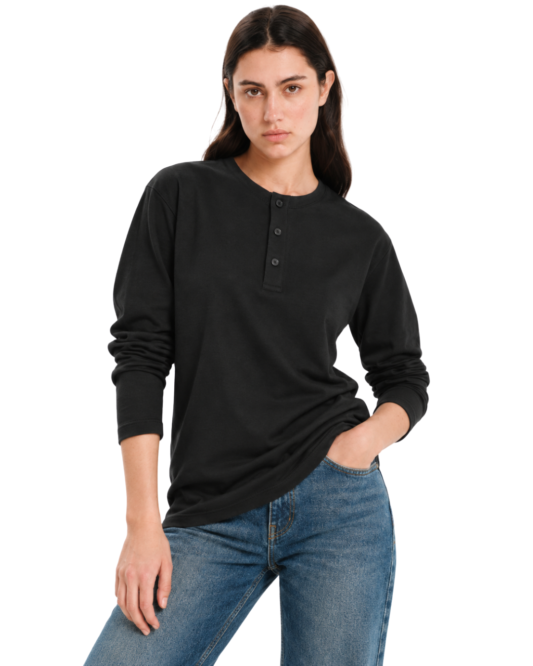 Henley Long Sleeve Tee