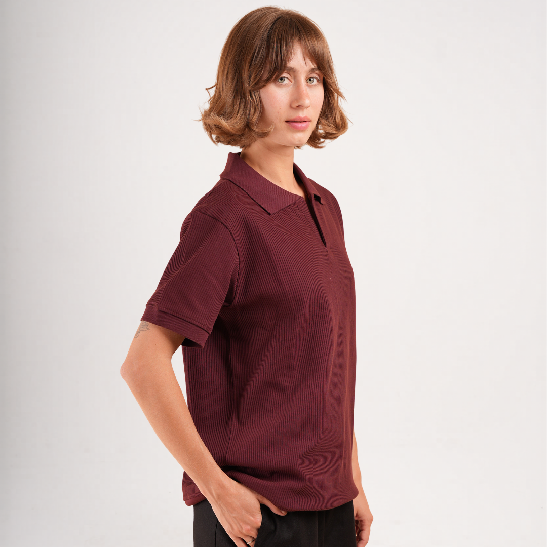 Knit Polo Tee