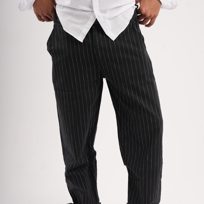 Pinstriped Pants