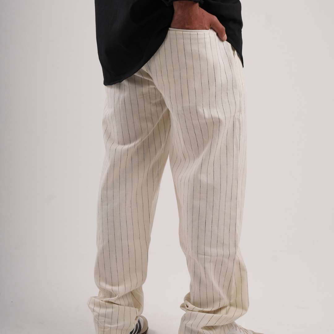 Pinstriped Pants