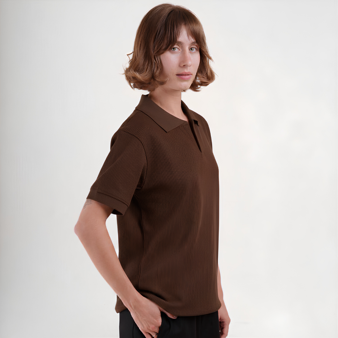 Knit Polo Tee