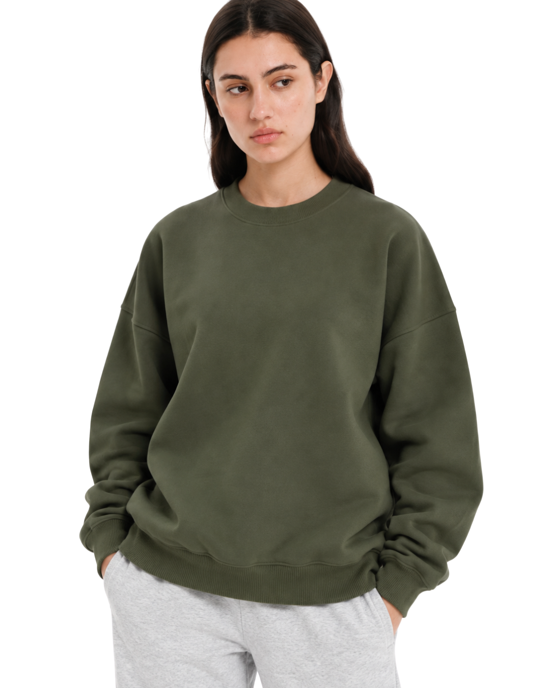 Drop Shoulder Crewneck