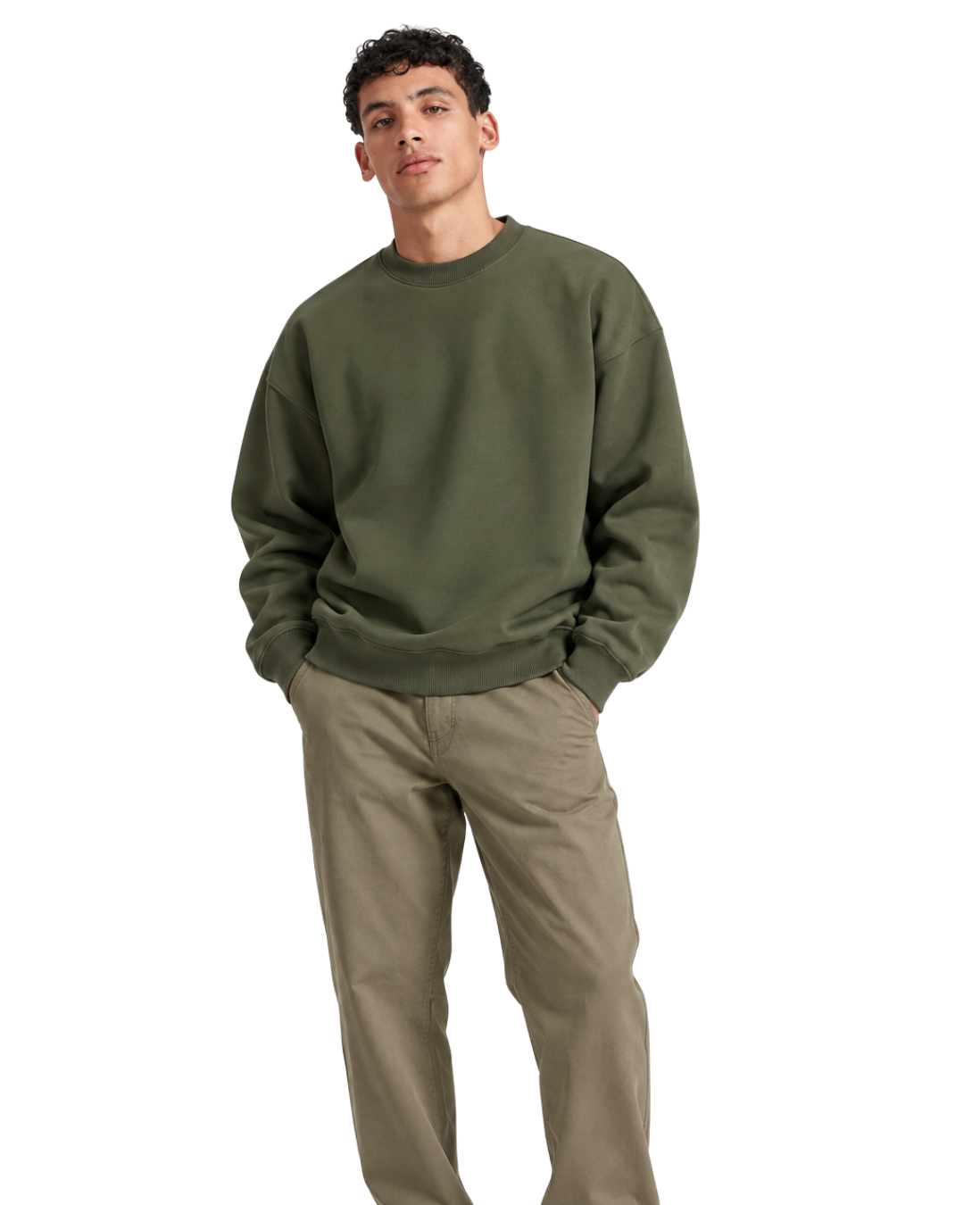 Drop Shoulder Crewneck