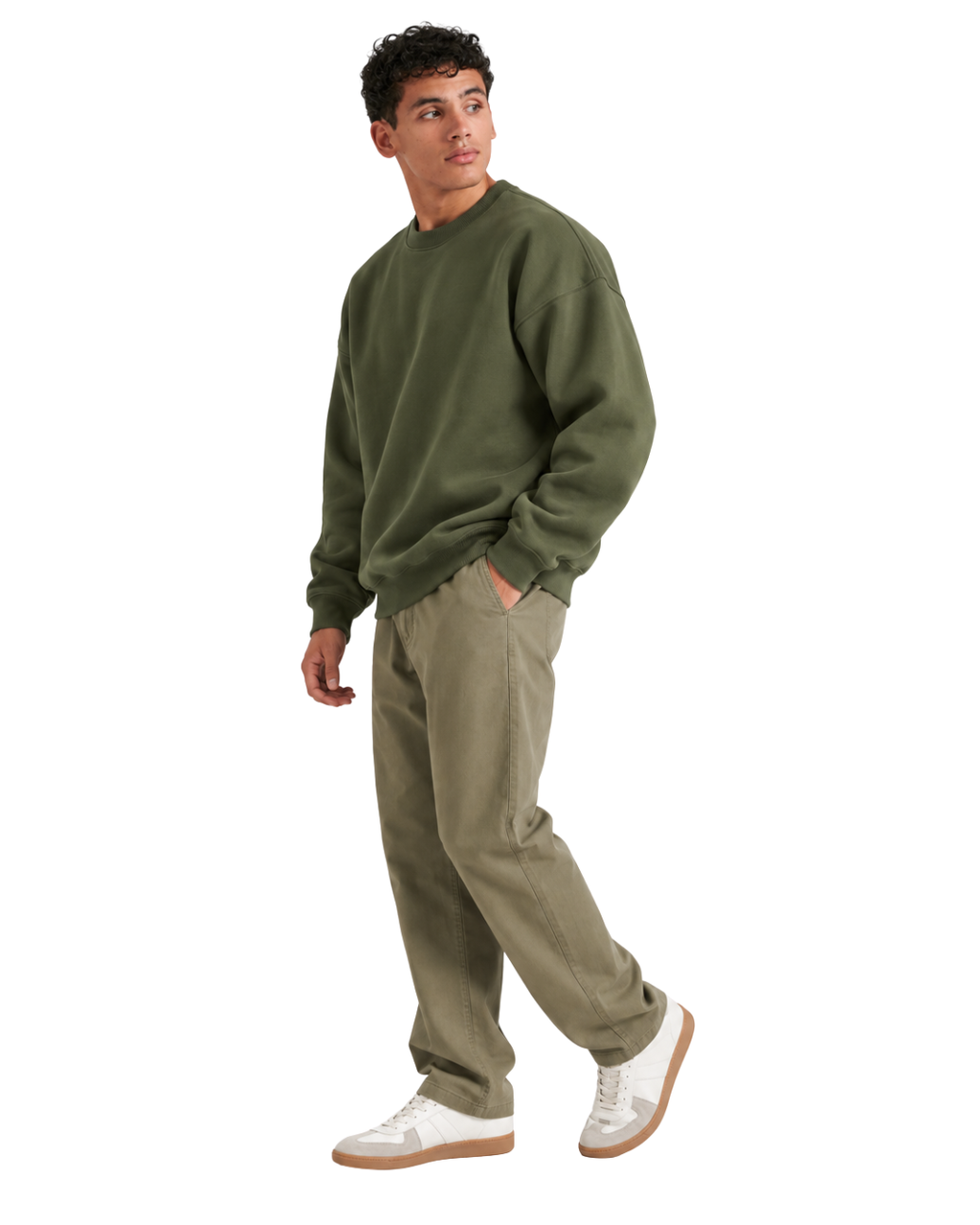 Drop Shoulder Crewneck