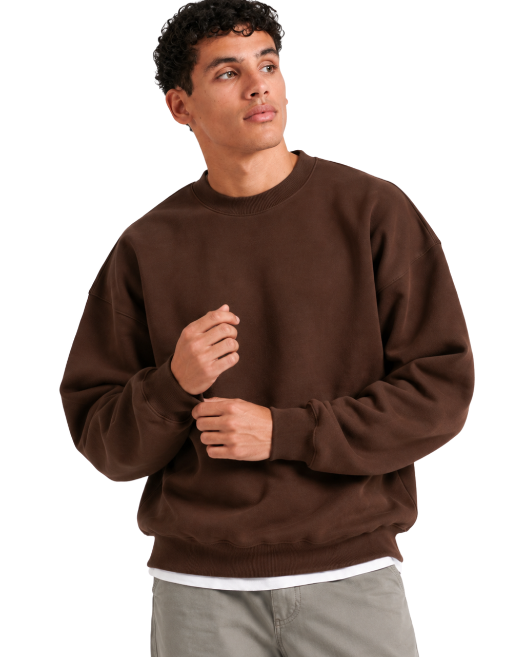 Drop Shoulder Crewneck