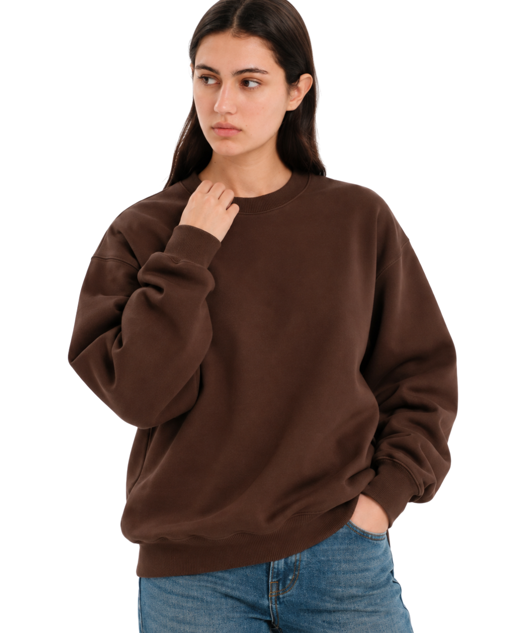 Drop Shoulder Crewneck