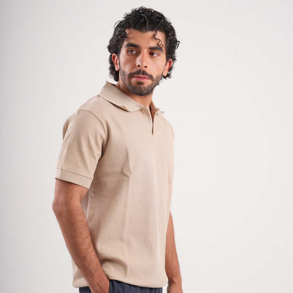Knit Polo Tee