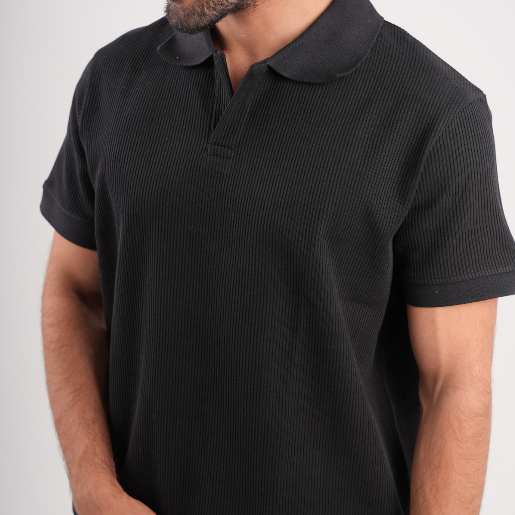 Knit Polo Tee