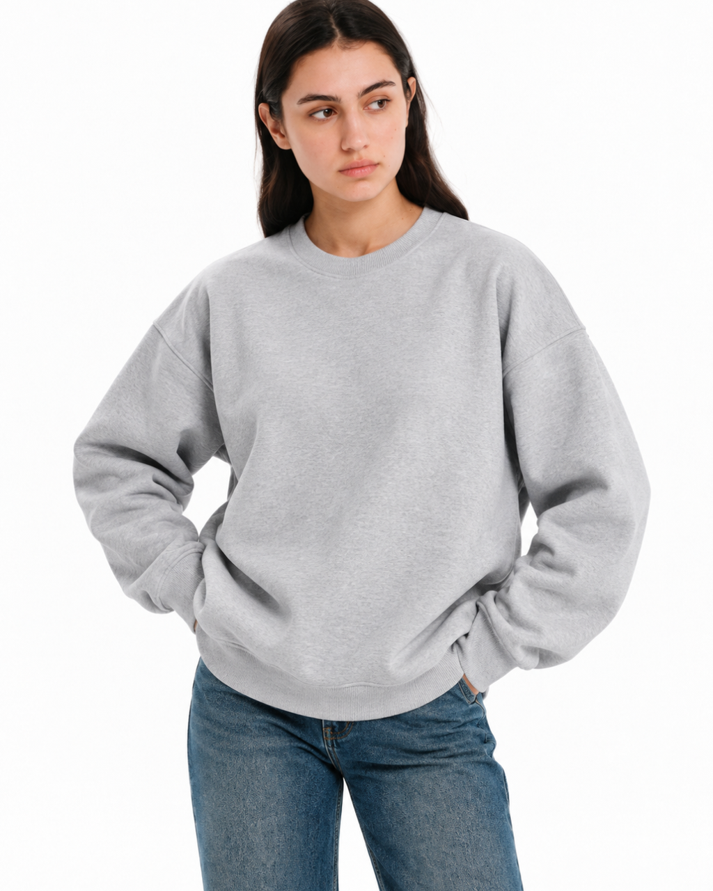 Drop Shoulder Crewneck