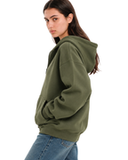 Drop Shoulder Zip-Up