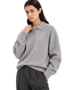 Knit Polo Sweater