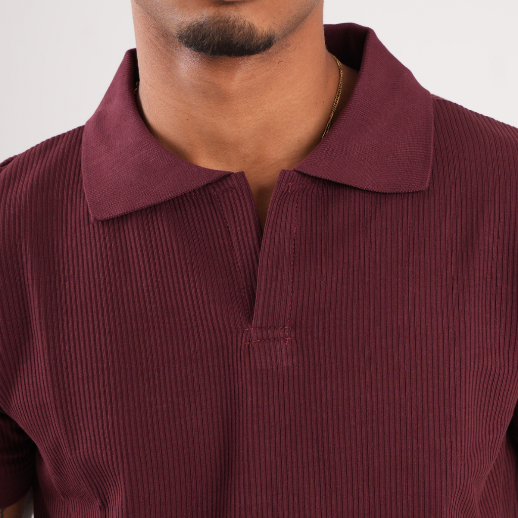 Knit Polo Tee