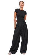 Dual-Layer Short Sleeve Top