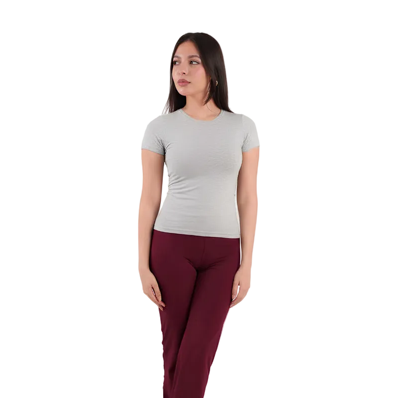 Dual-Layer Short Sleeve Top