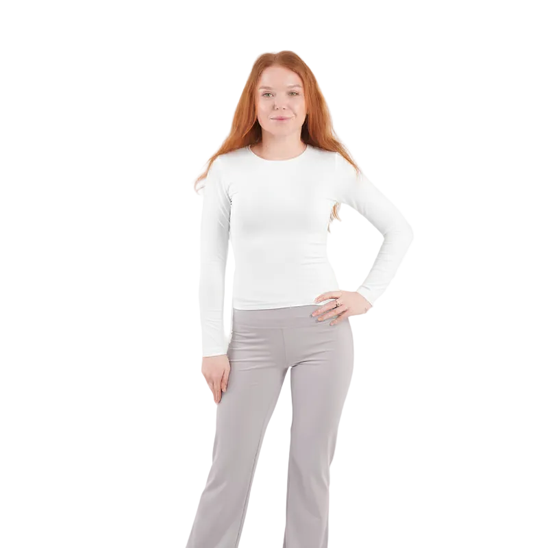 Dual-Layer Long Sleeve Top