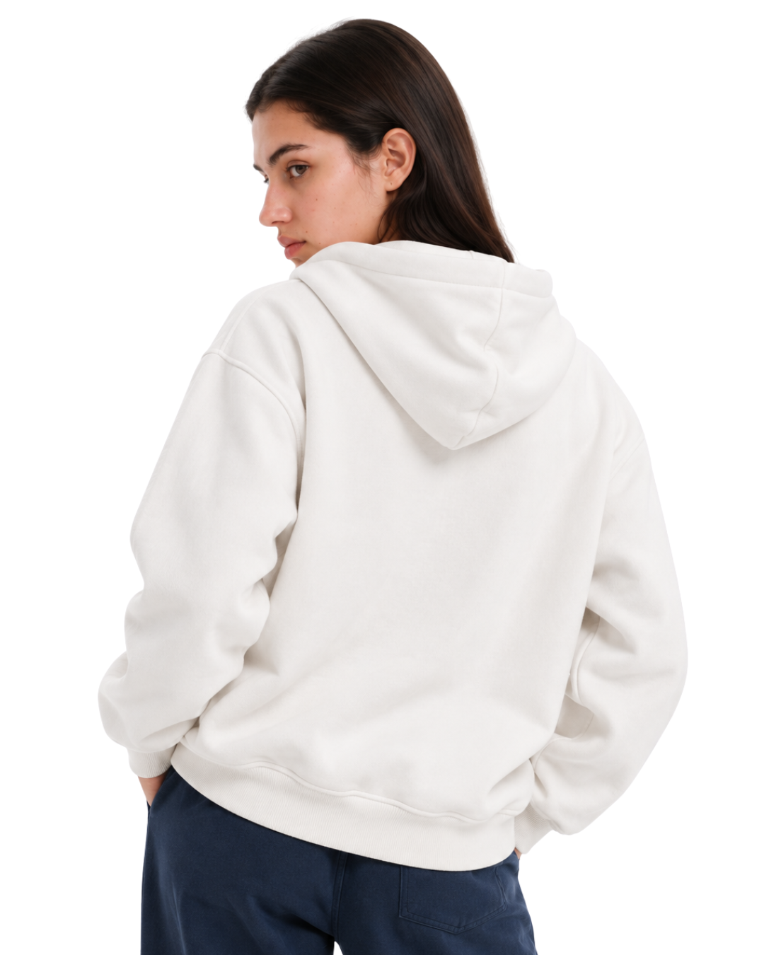 Drop Shoulder Zip-Up