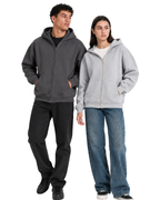 Drop Shoulder Zip-Up