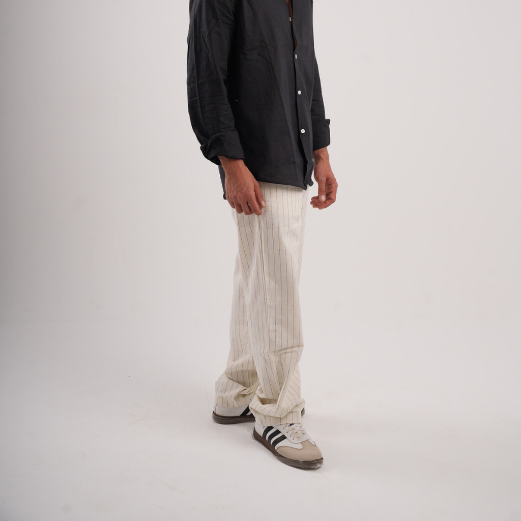 Pinstriped Pants