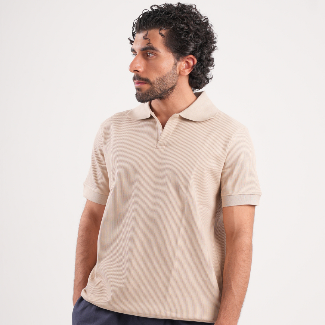 Knit Polo Tee