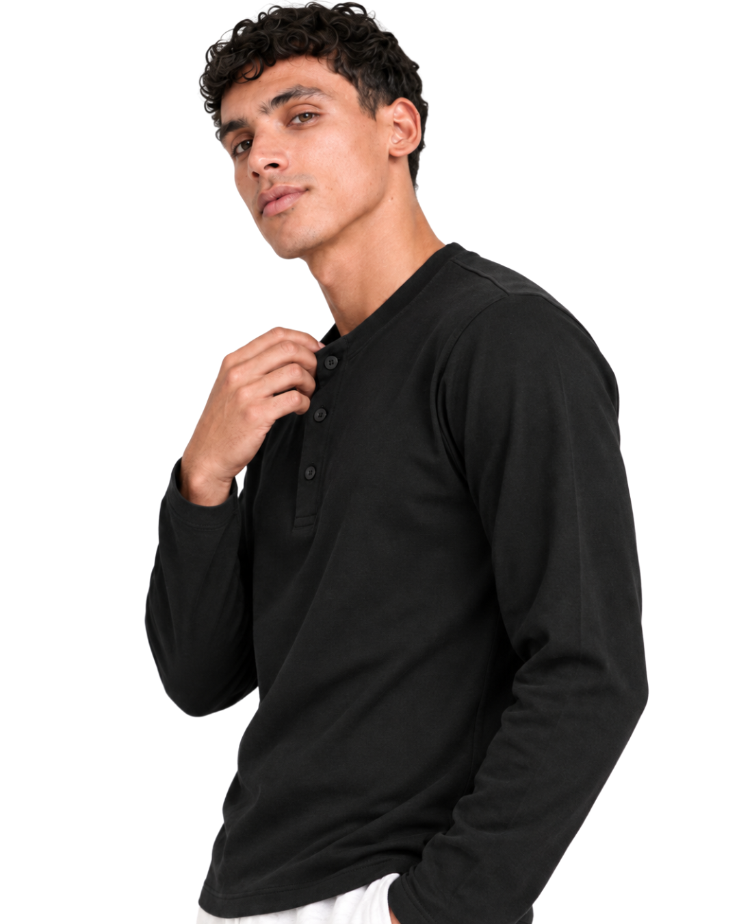 Henley Long Sleeve Tee