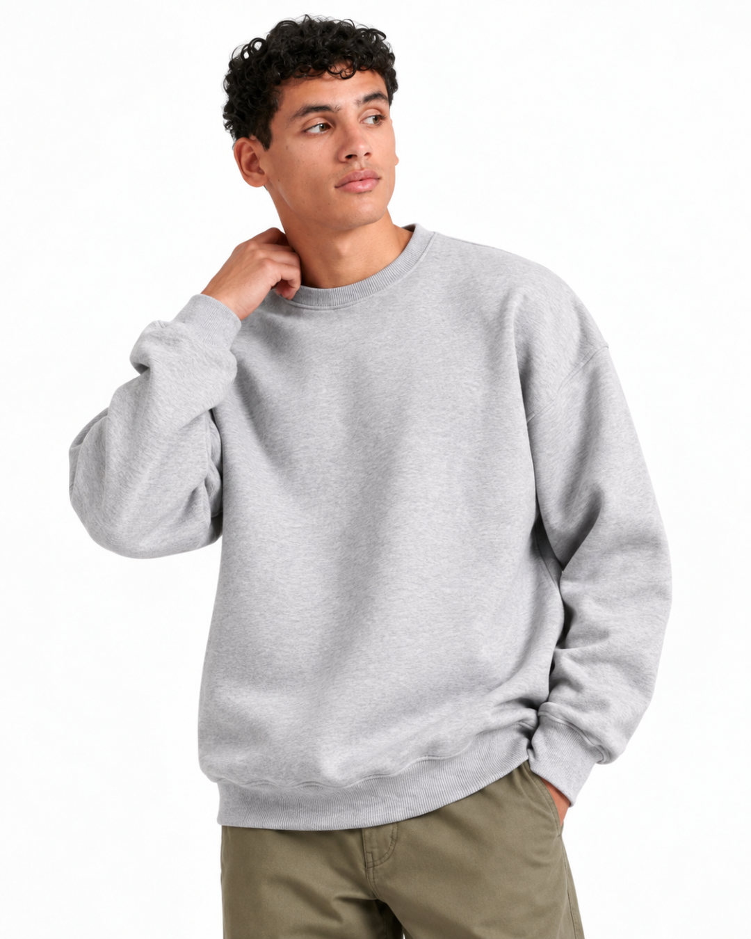 Drop Shoulder Crewneck