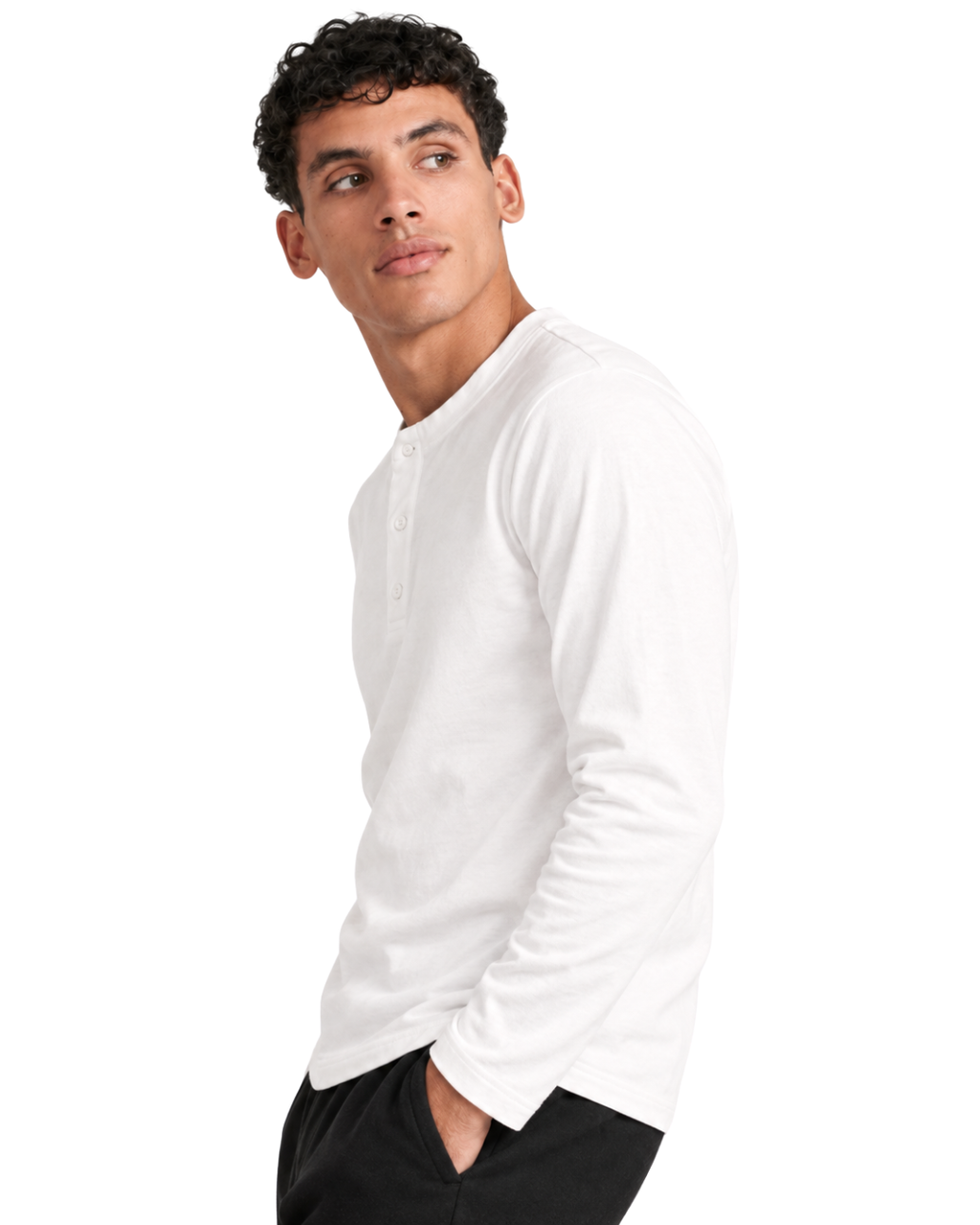 Henley Long Sleeve Tee
