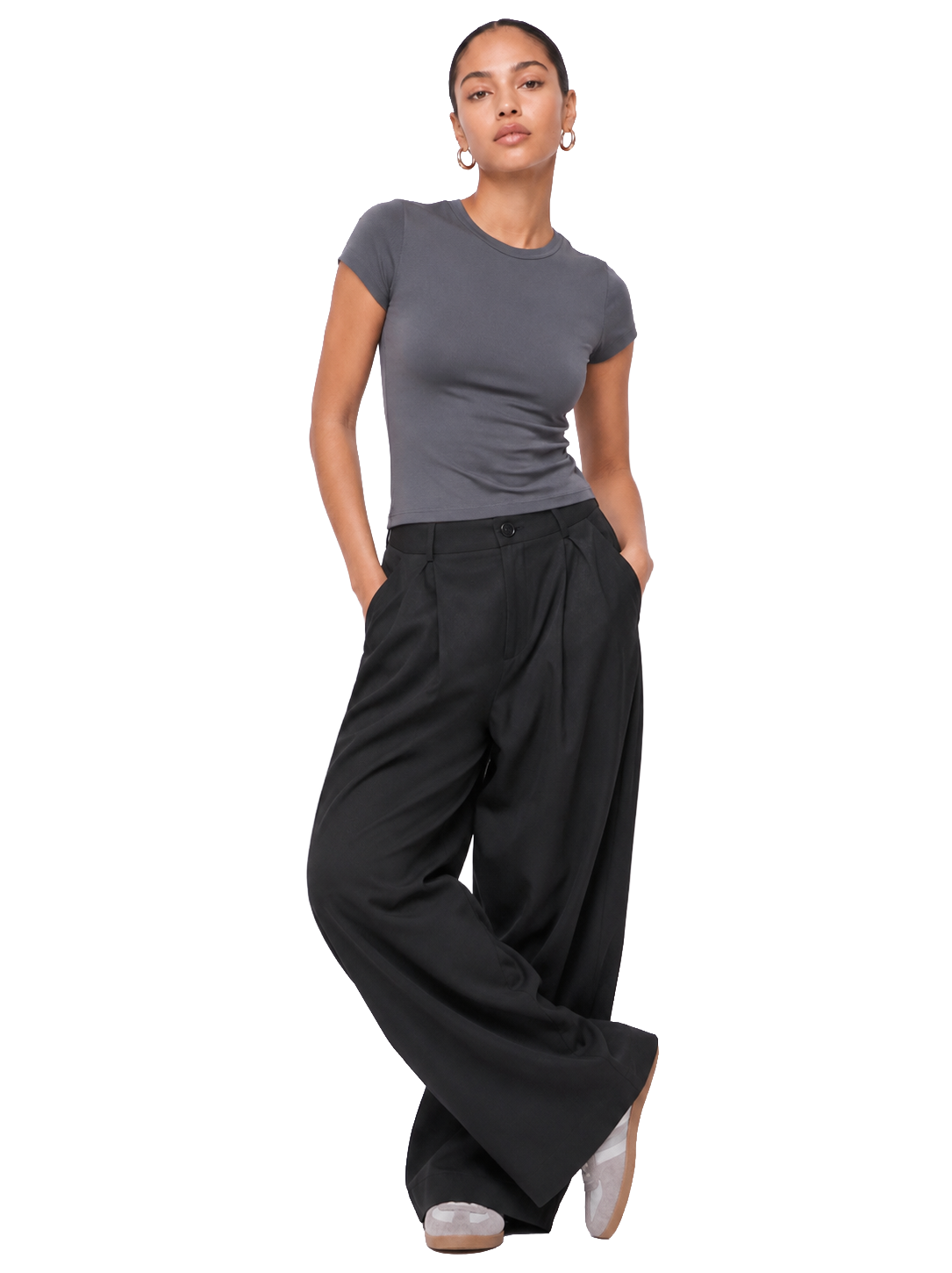 Dual-Layer Short Sleeve Top