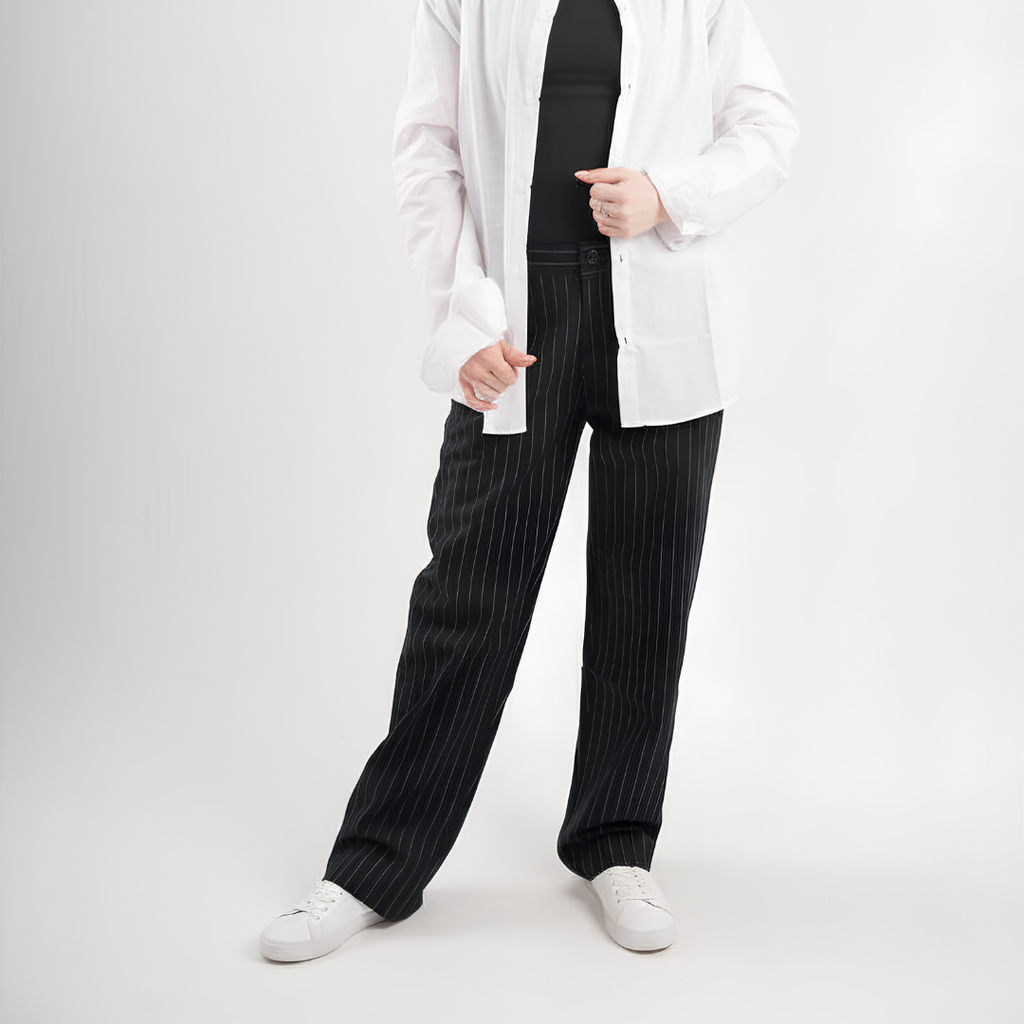 Pinstriped Pants