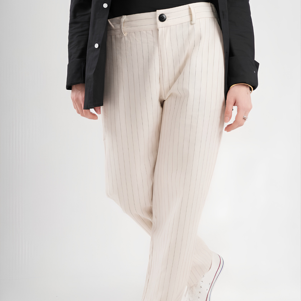 Pinstriped Pants
