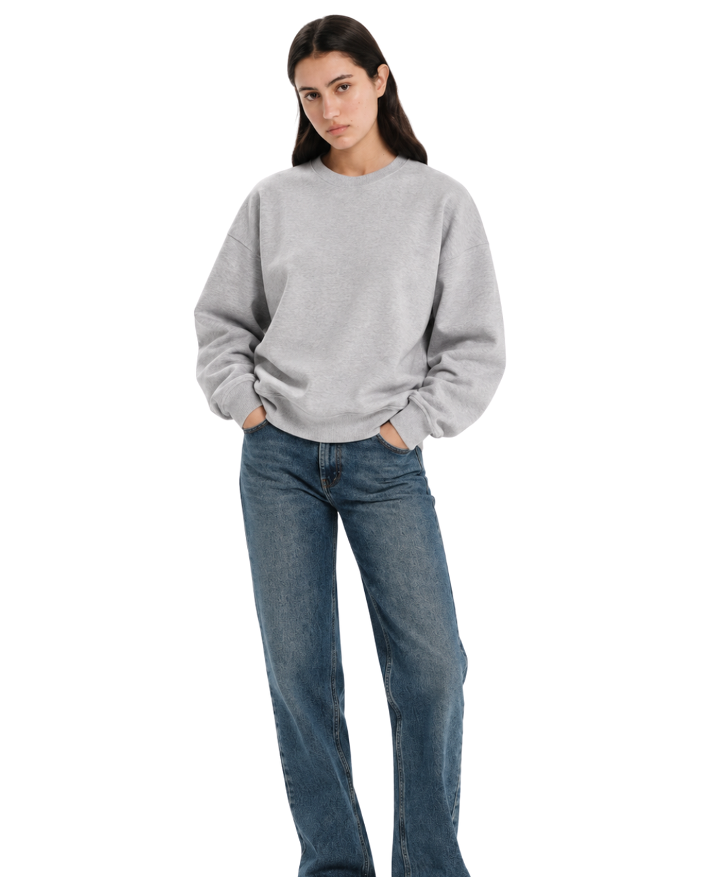 Drop Shoulder Crewneck