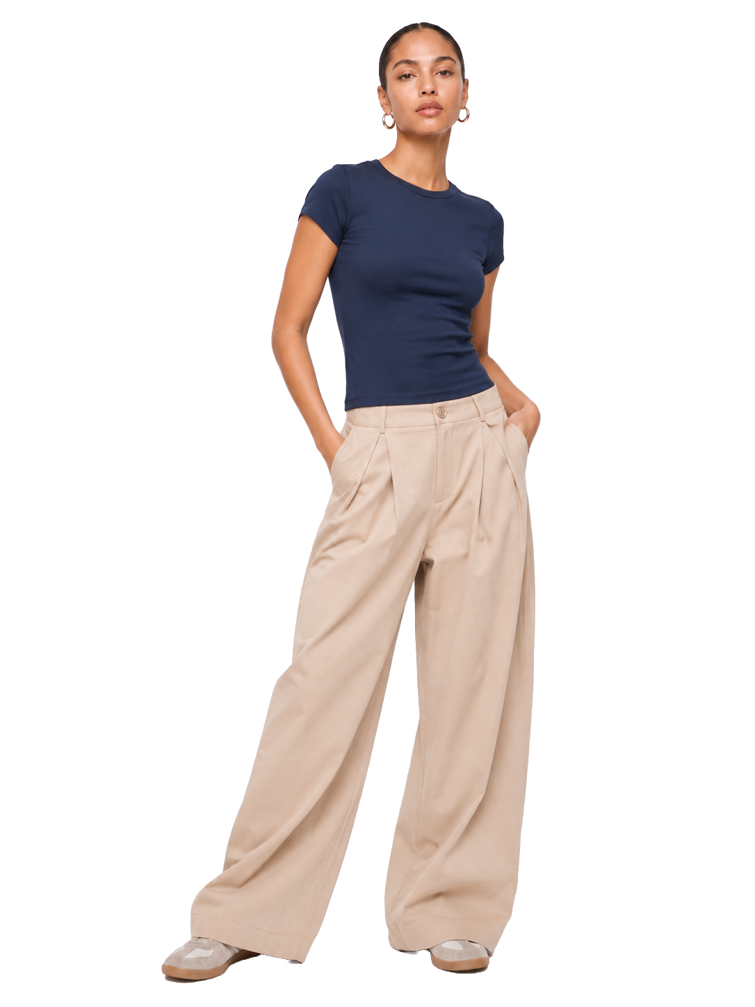 Dual-Layer Short Sleeve Top