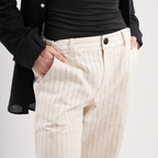 Pinstriped Pants